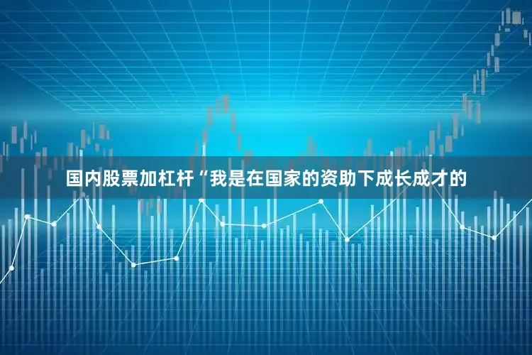 国内股票加杠杆“我是在国家的资助下成长成才的